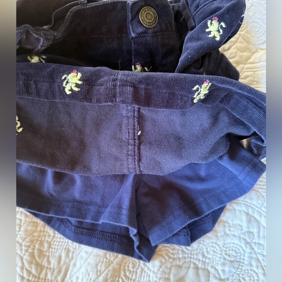 Like New Vintage KCParker/Hartstrings navy velvet  corduroy skort, 6, MSRP $39 - Picture 5 of 7